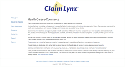 Desktop Screenshot of claimlynx.com