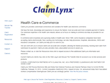 Tablet Screenshot of claimlynx.com